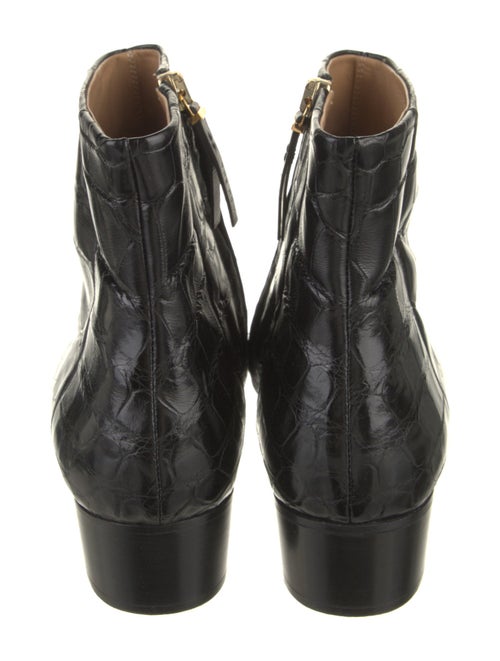 The Row Embossed Leather Boots