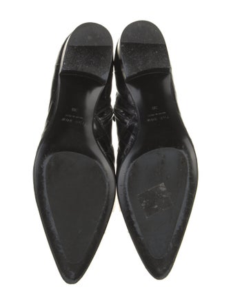 The Row Embossed Leather Boots