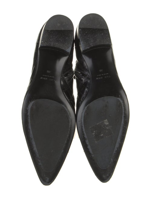 The Row Embossed Leather Boots