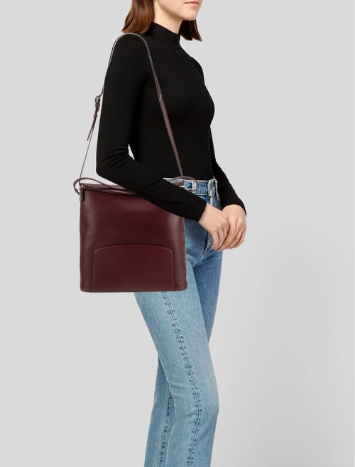 The Row Leather Bucket Bag