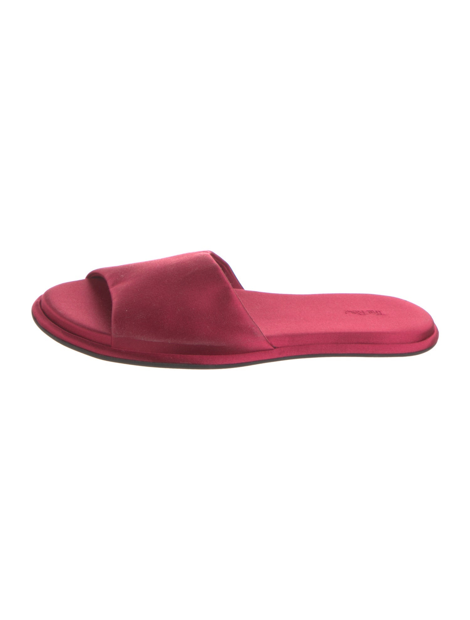 The Row Satin Slippers