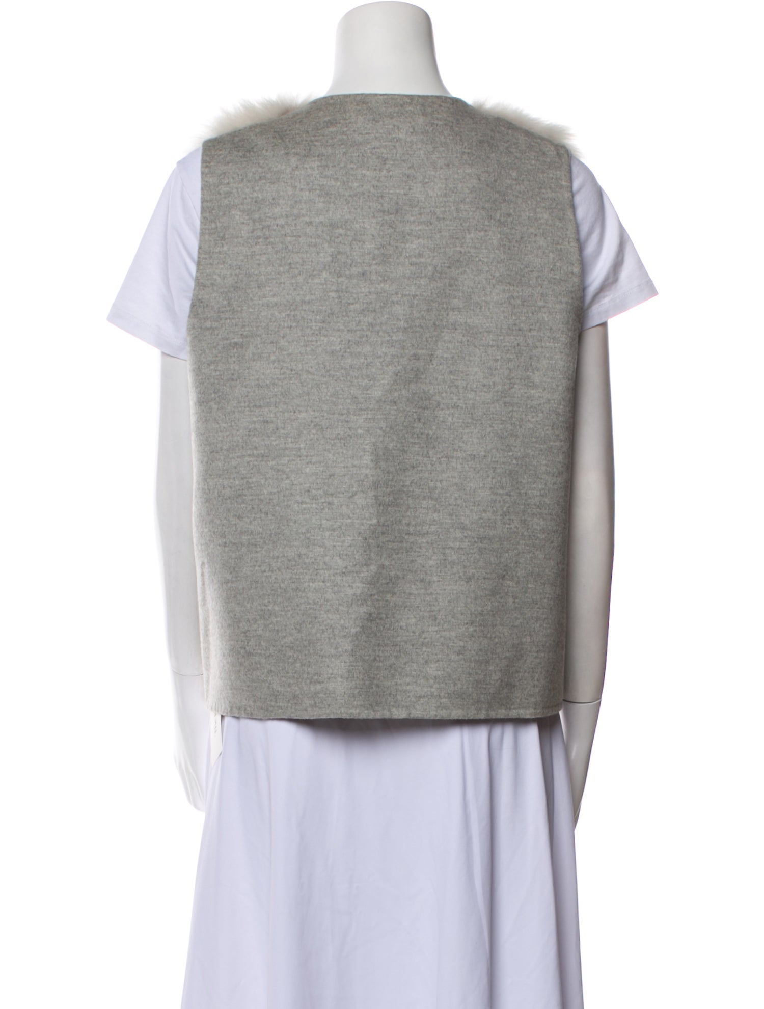 The Row Fur Virgin Wool Vest