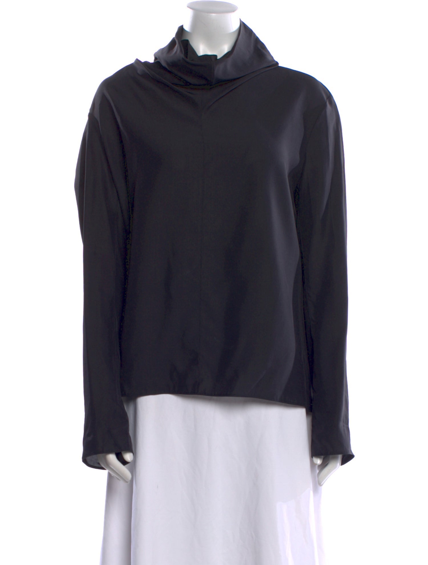The Row Virgin Wool Cowl Neck Sweatshirt