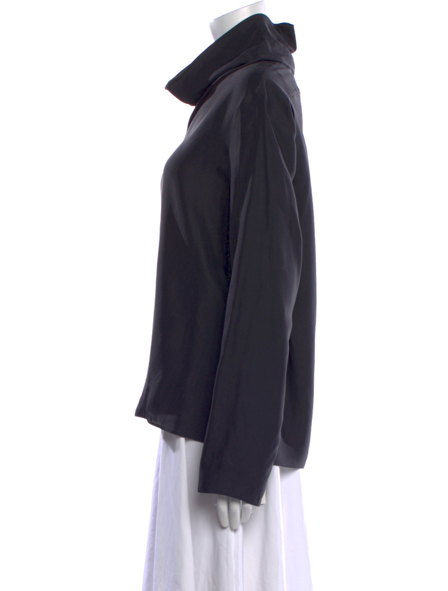 The Row Virgin Wool Cowl Neck Sweatshirt