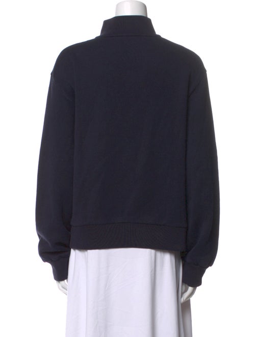 The Row Mock Neck Long Sleeve Sweatshirt