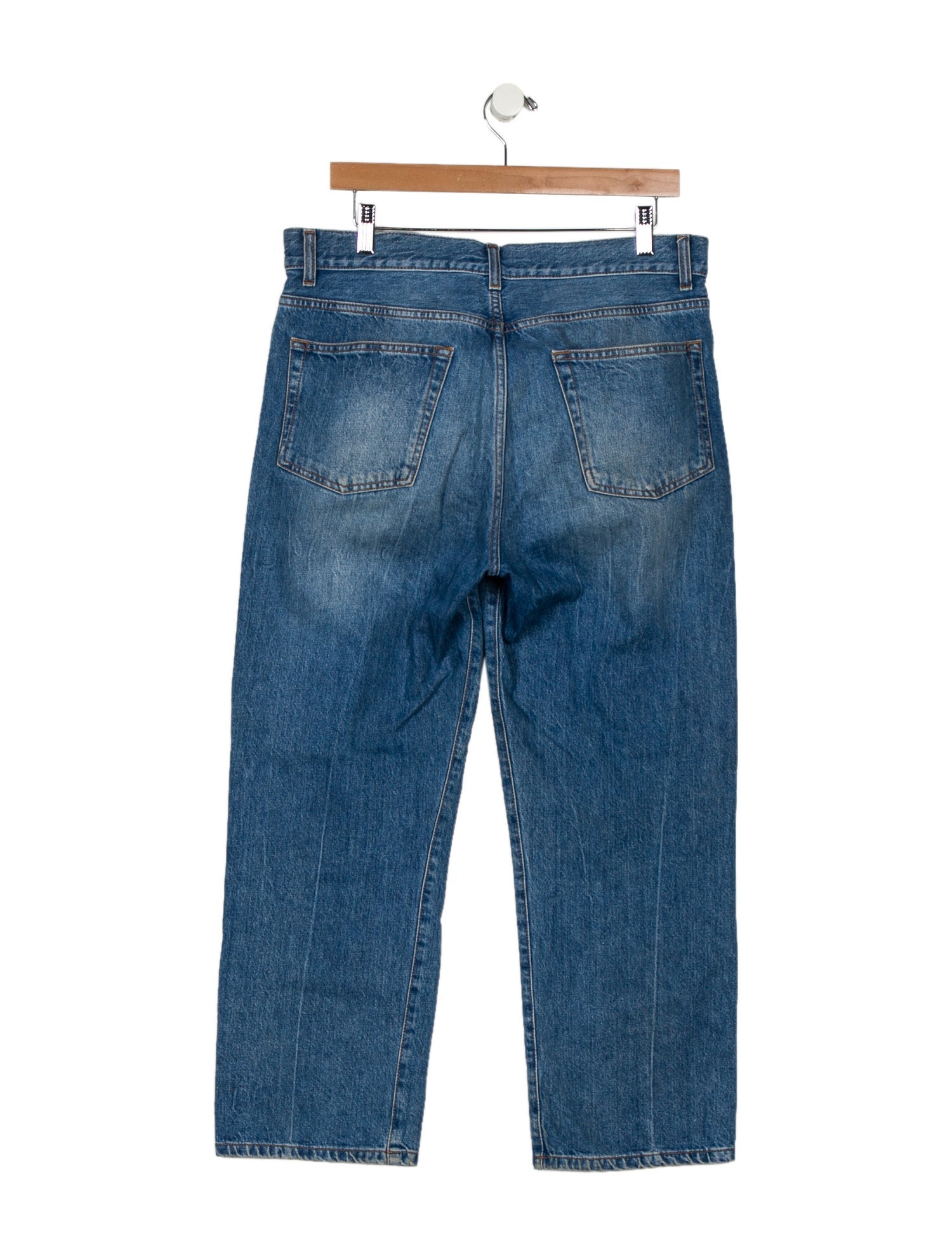 The Row High-Rise Straight Leg Jeans
