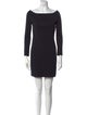 The Row Bateau Neckline Mini Dress
