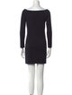 The Row Bateau Neckline Mini Dress