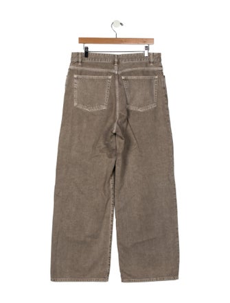 The Row High-Rise Wide Leg Jeans