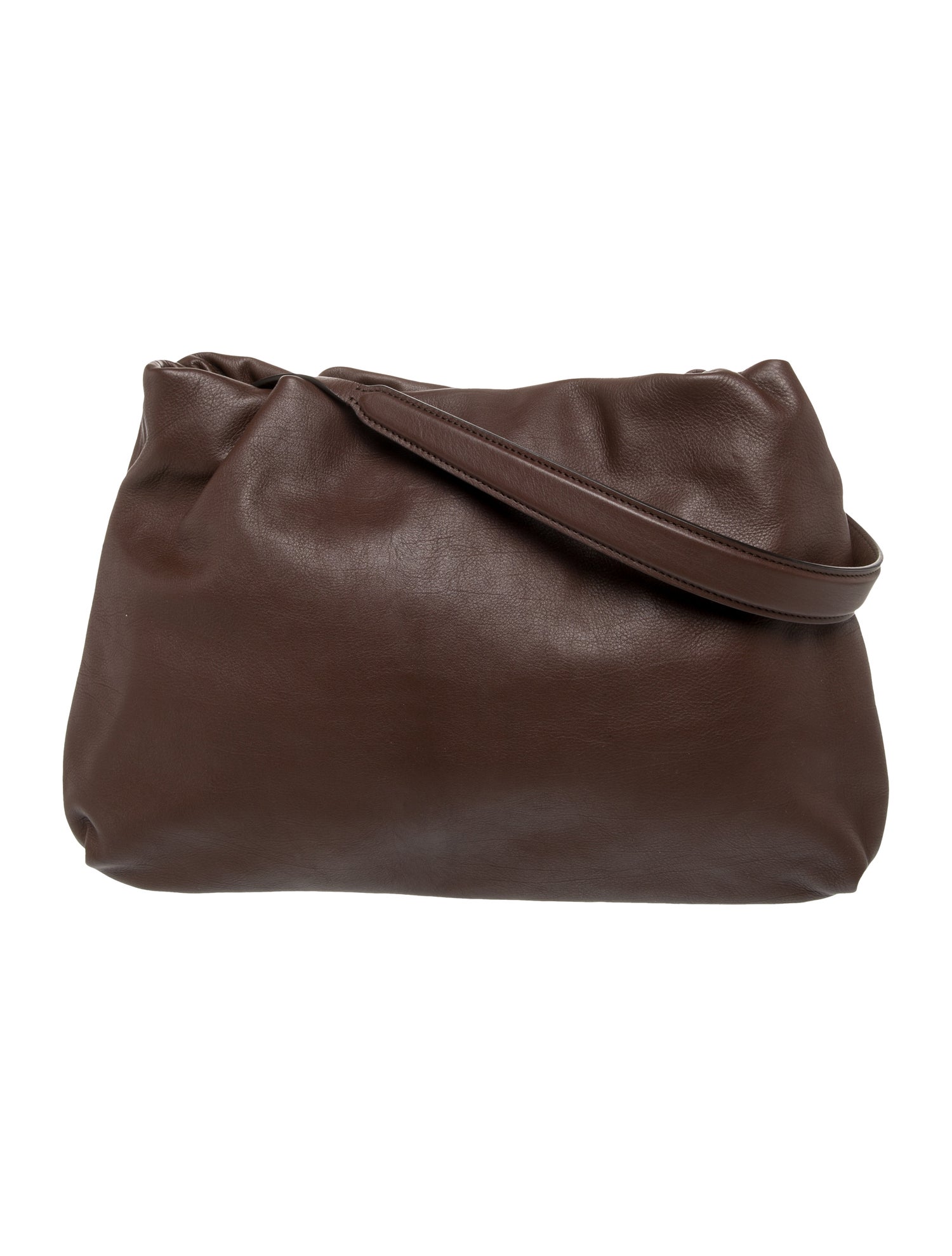 The Row Leather Bourse