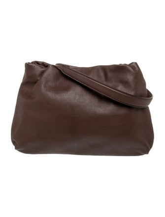 The Row Leather Bourse