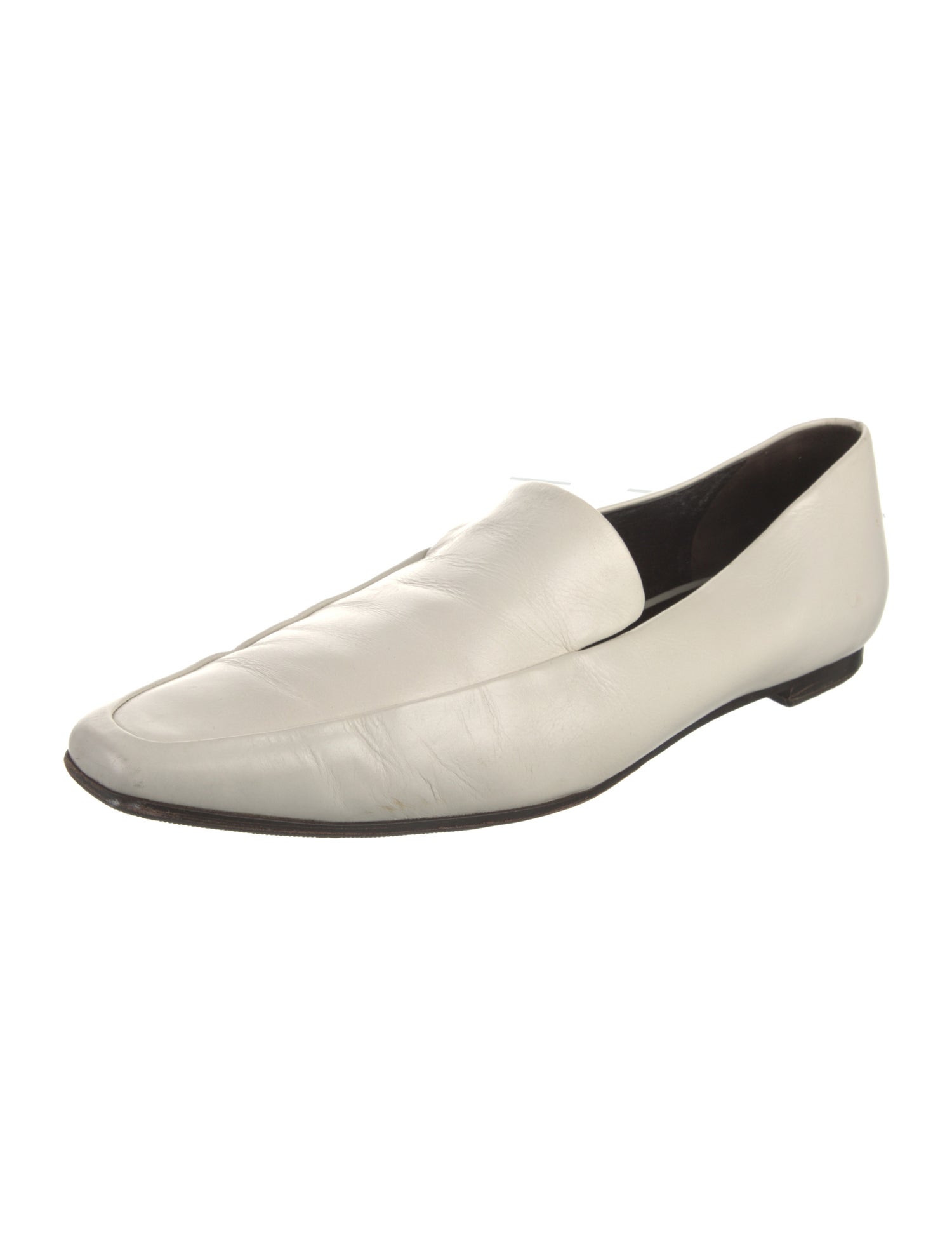 The Row Minimal Leather Loafers