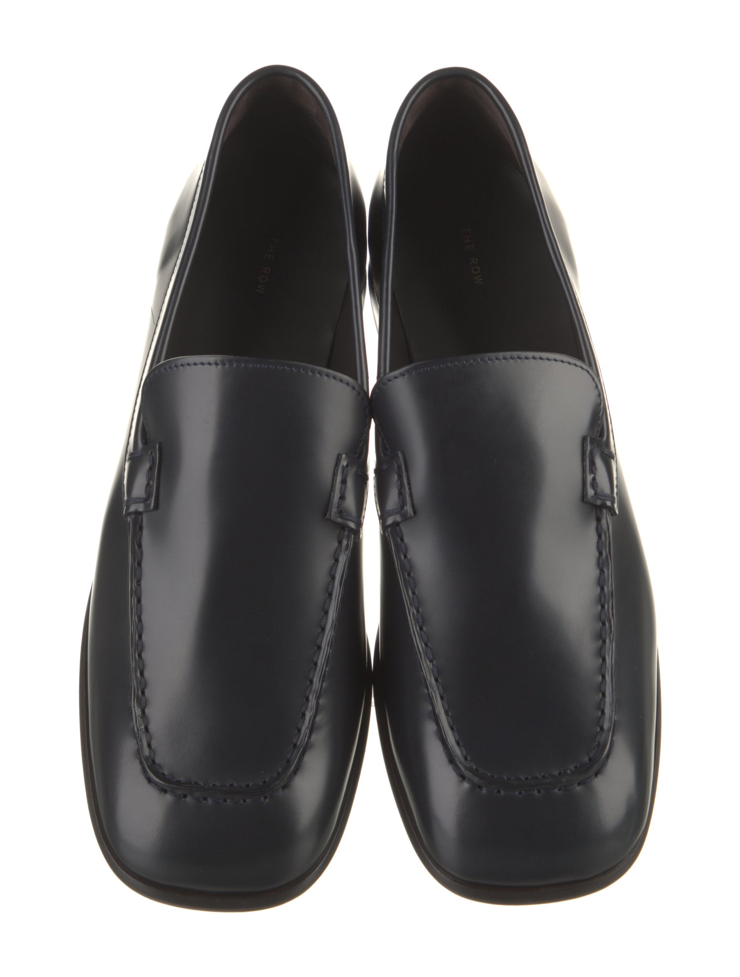 The Row Mensy Leather Loafers