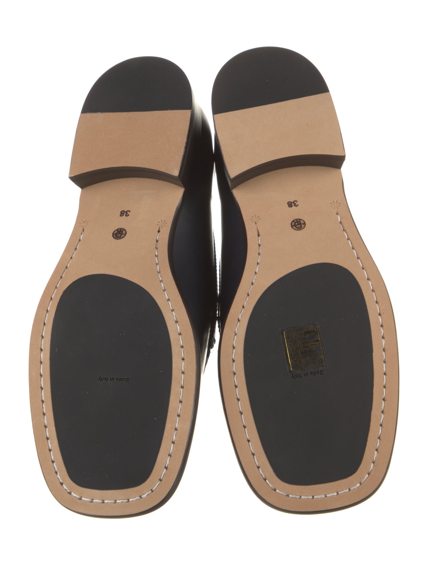 The Row Mensy Leather Loafers