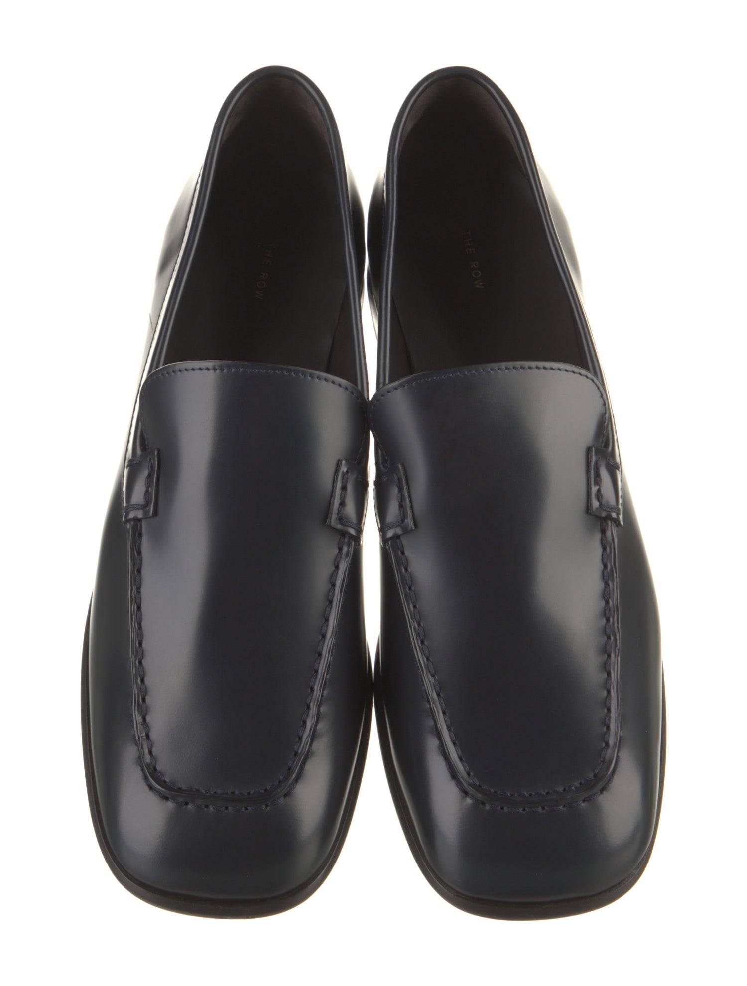 The Row Mensy Leather Loafers