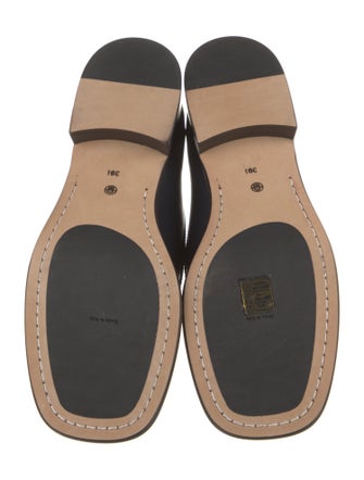 The Row Mensy Leather Loafers