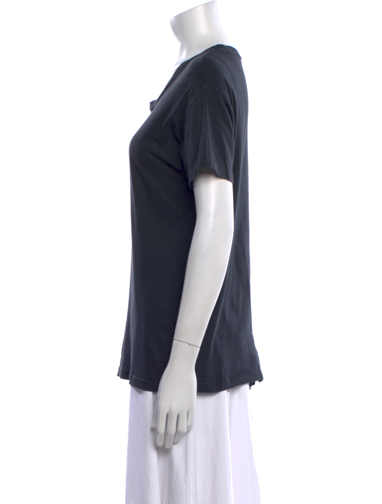 The Row Scoop Neck Short Sleeve T-Shirt