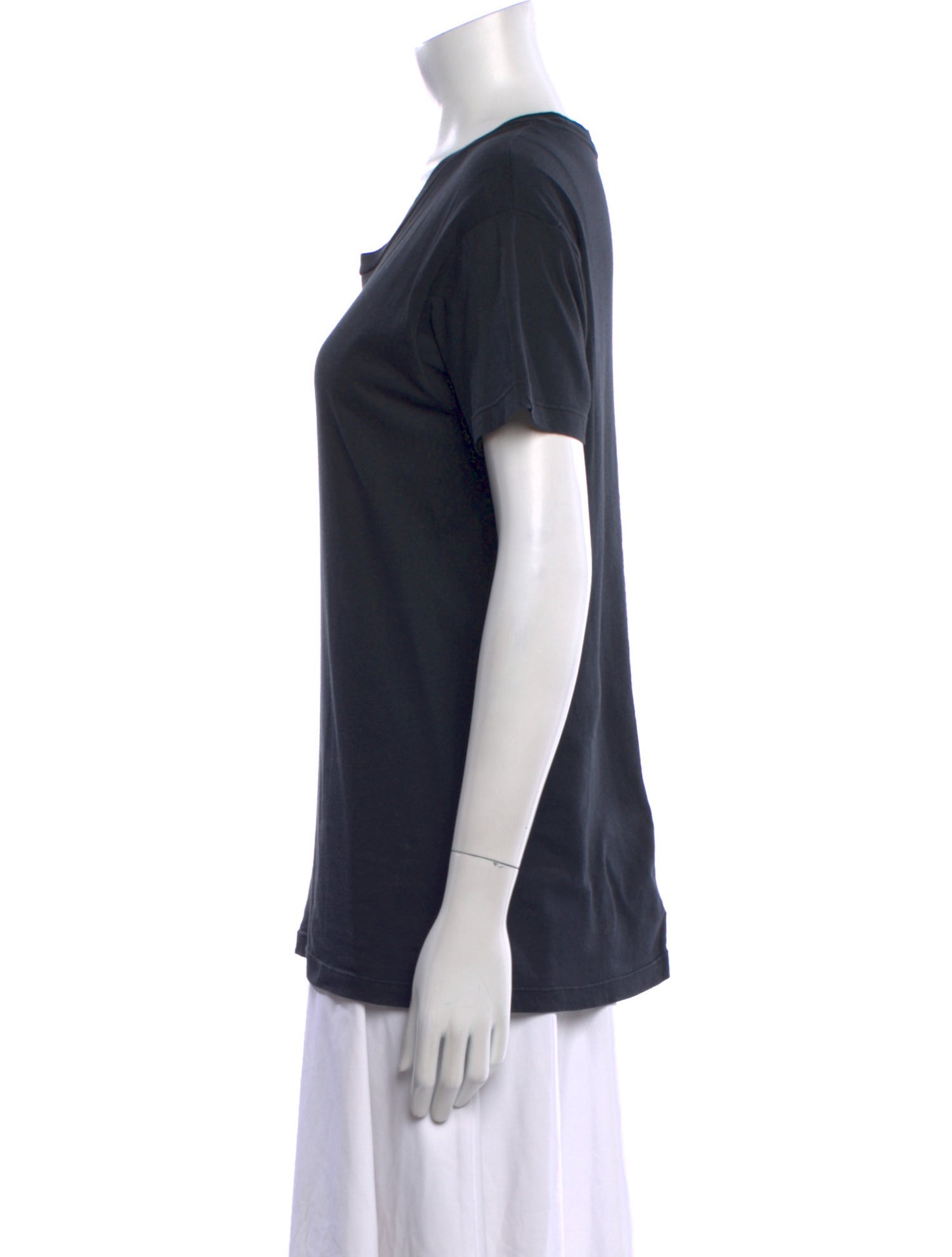 The Row Scoop Neck Short Sleeve T-Shirt