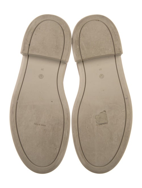 The Row Zipped Boot I Leather Combat Boots