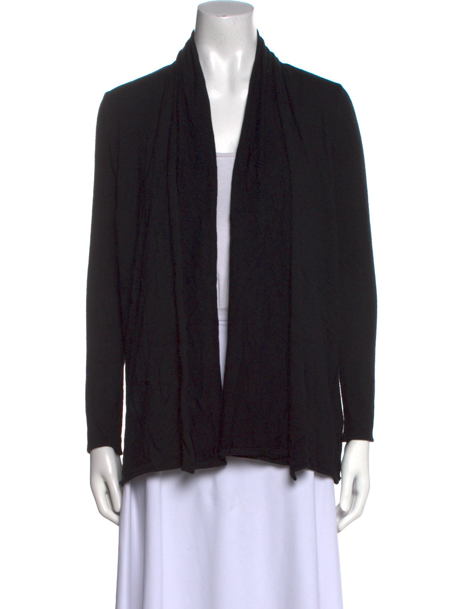 The Row Nylon Open Front Sweater