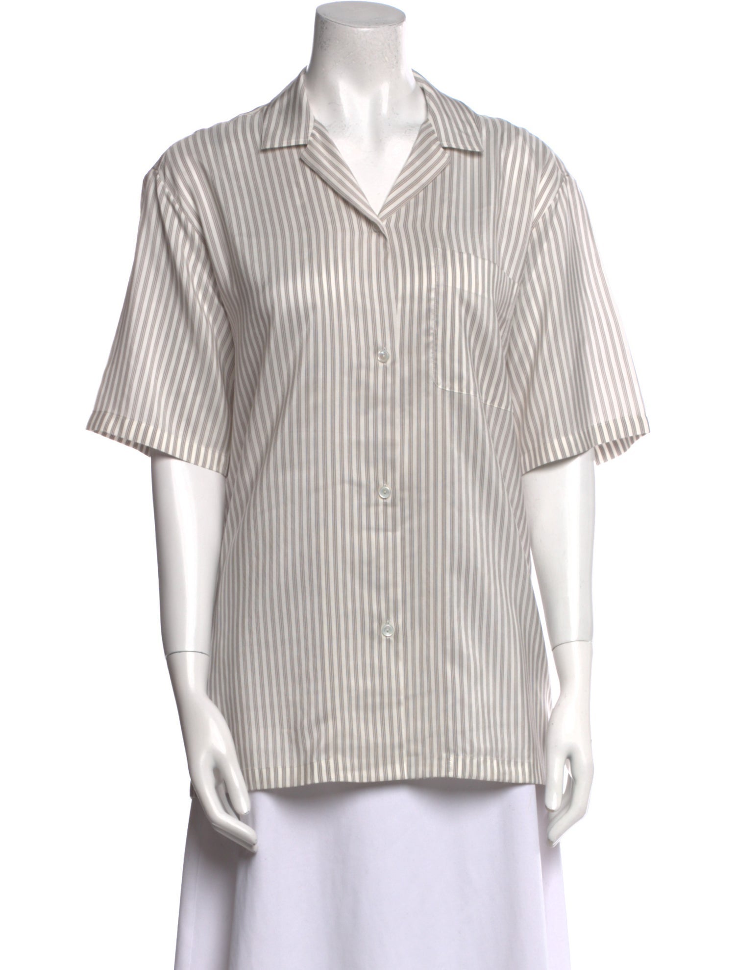 The Row Jorge Silk Button-Up Top w/ Tags