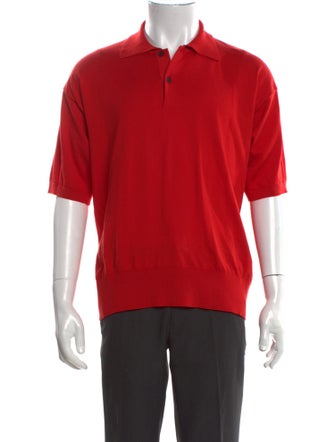 The Row Tiago Collar Polo Sweater