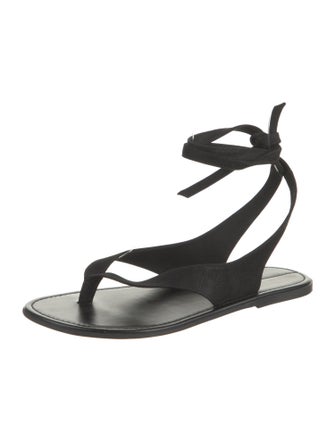 The Row Suede Gladiator Sandals