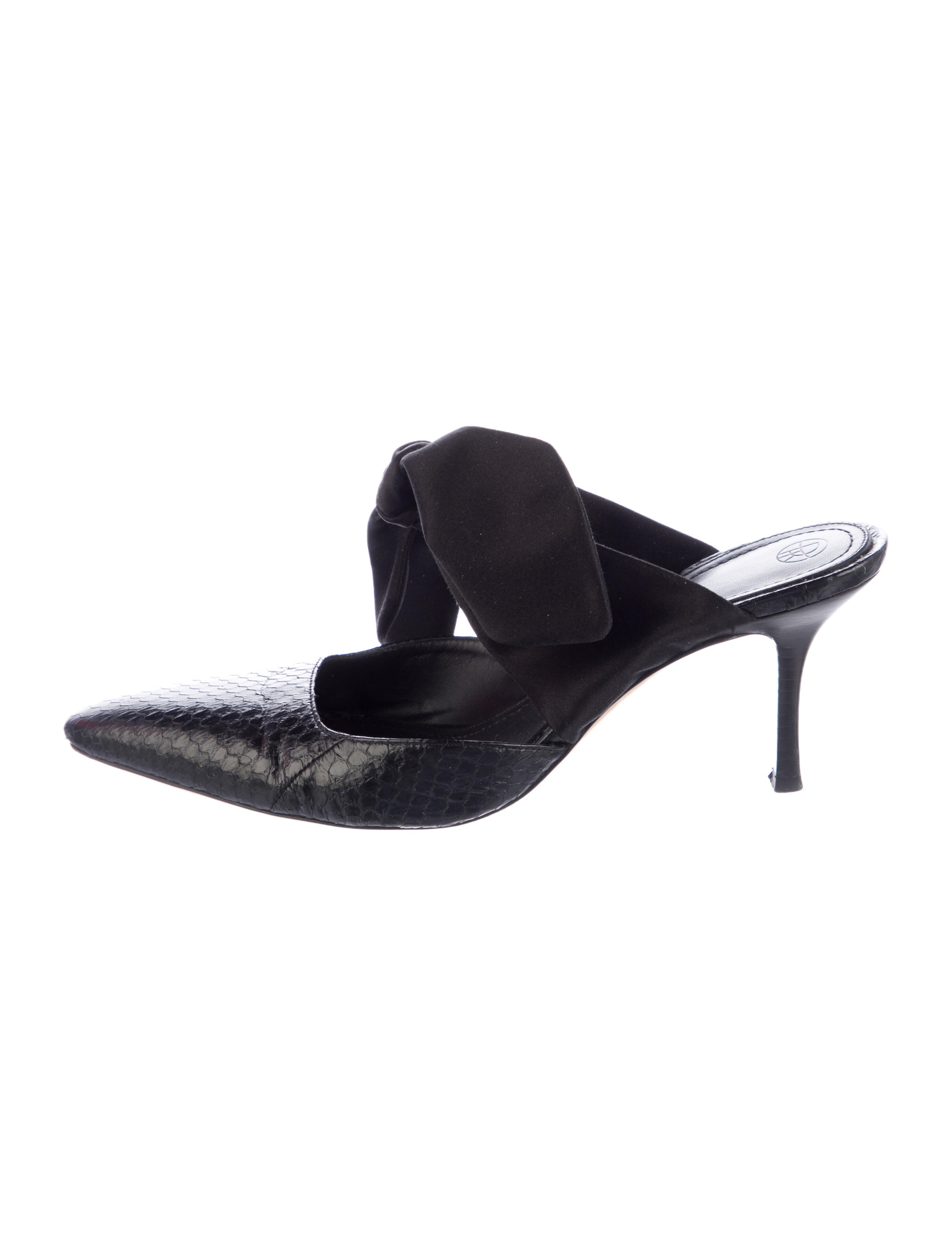 The Row Coco 75 Python Mules