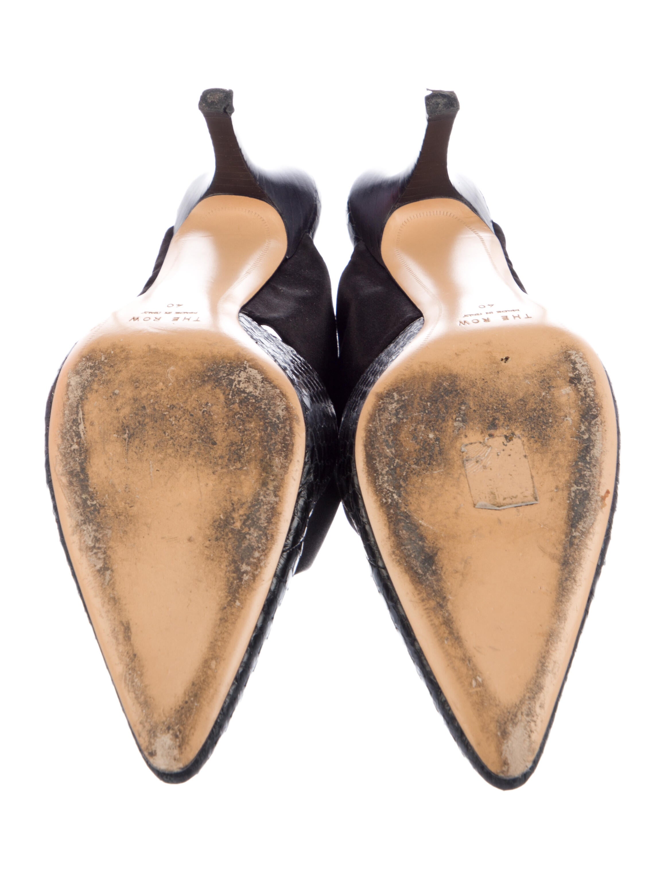 The Row Coco 75 Python Mules