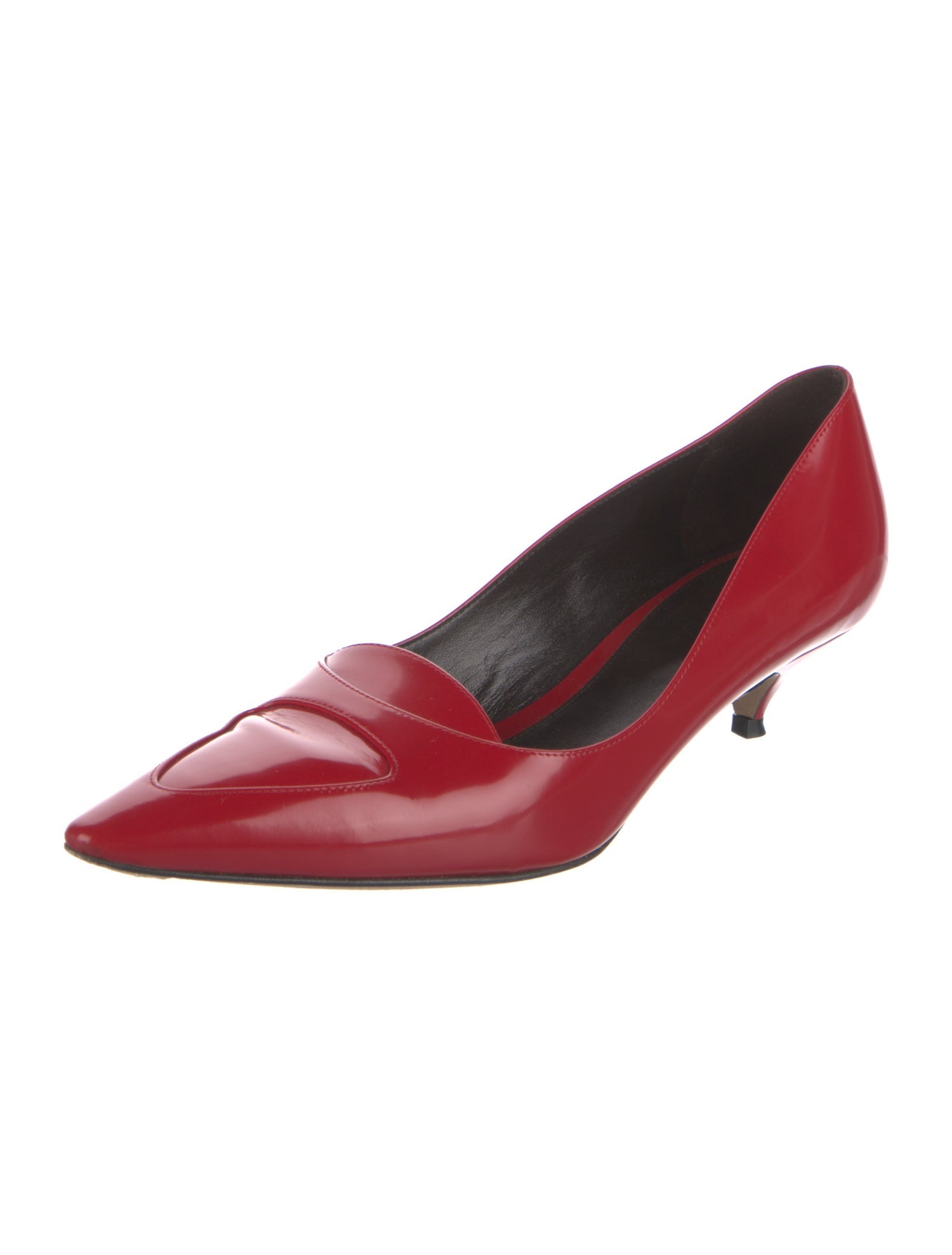 The Row Viv Leather Pumps