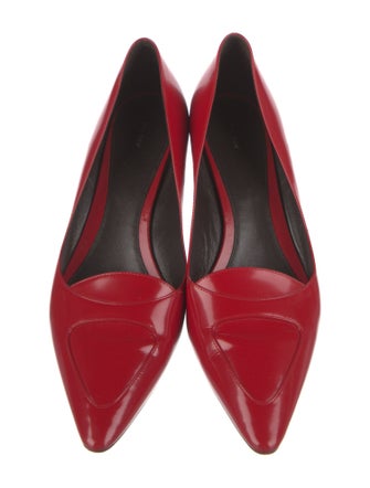 The Row Viv Leather Pumps