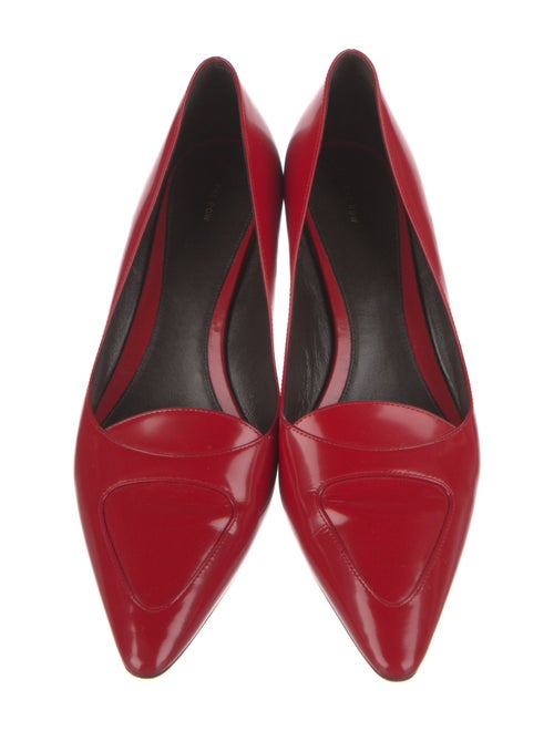 The Row Viv Leather Pumps