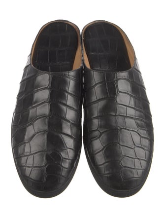 The Row Eric Alligator Mules