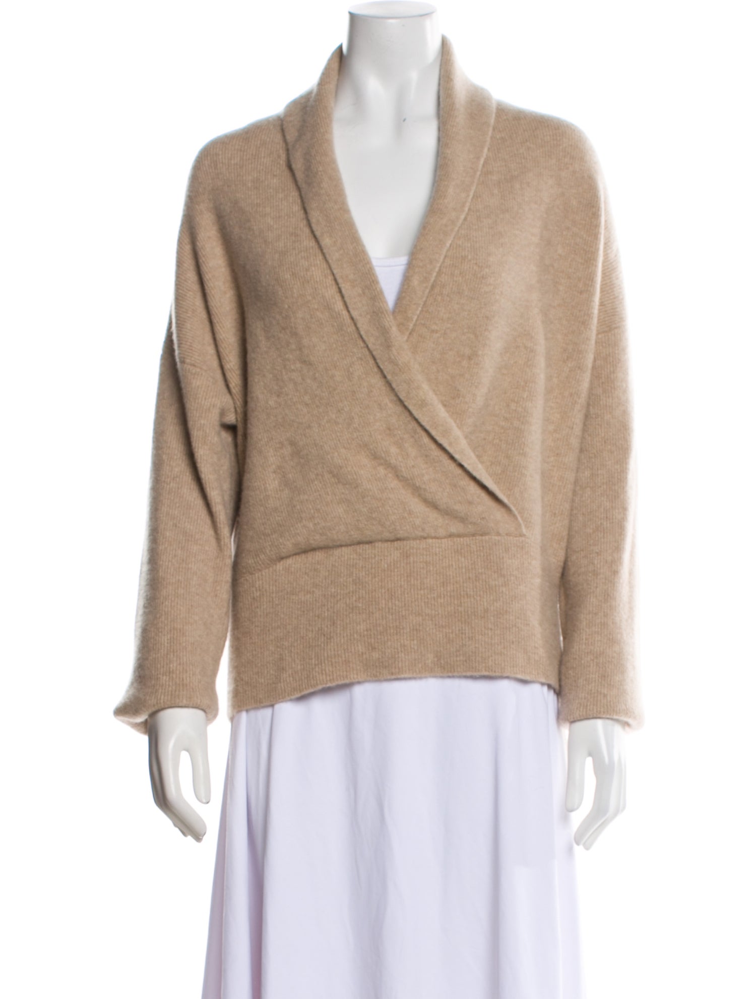 The Row Cashmere V-Neck Sweater