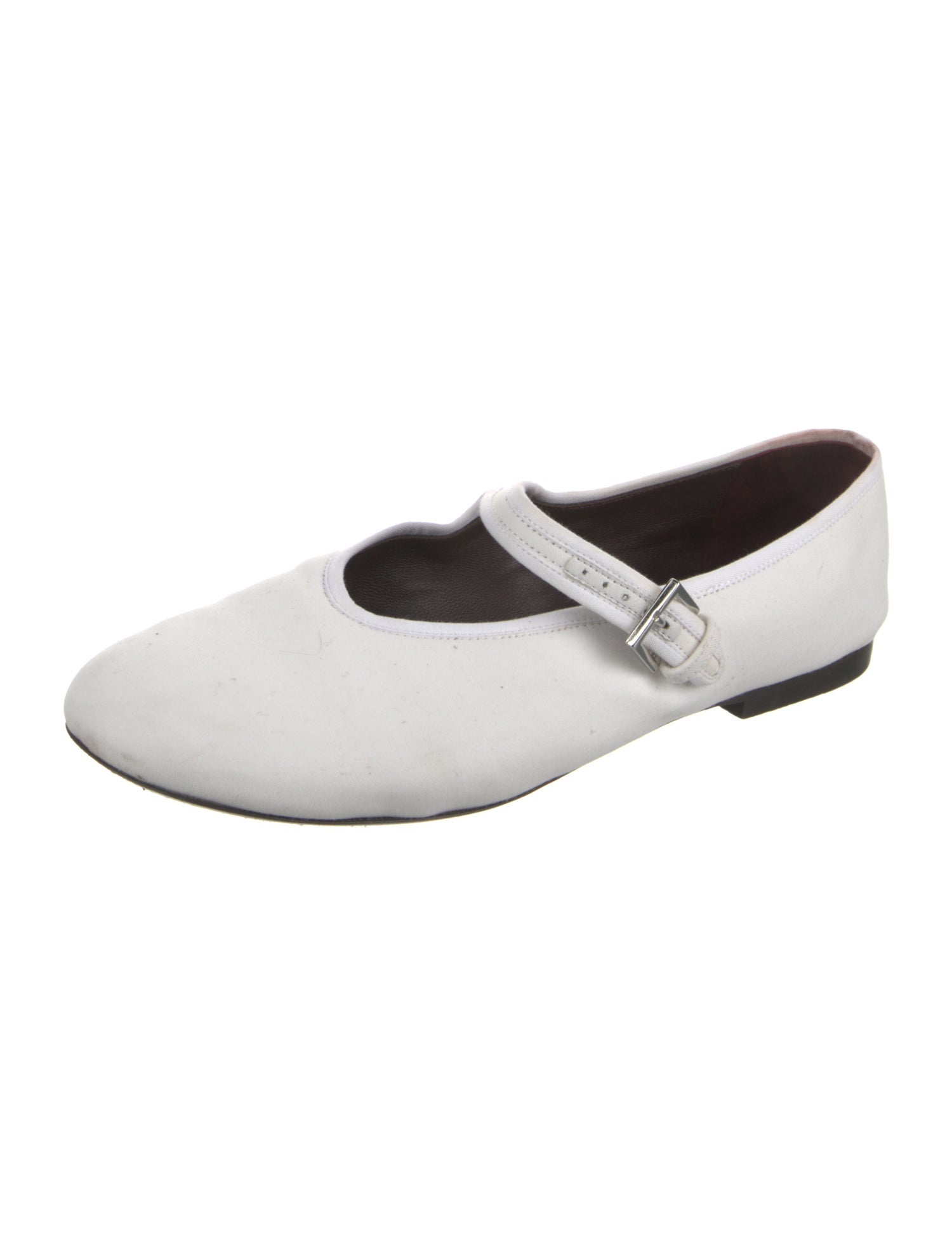 The Row Boheme Canvas Mary Jane Flats