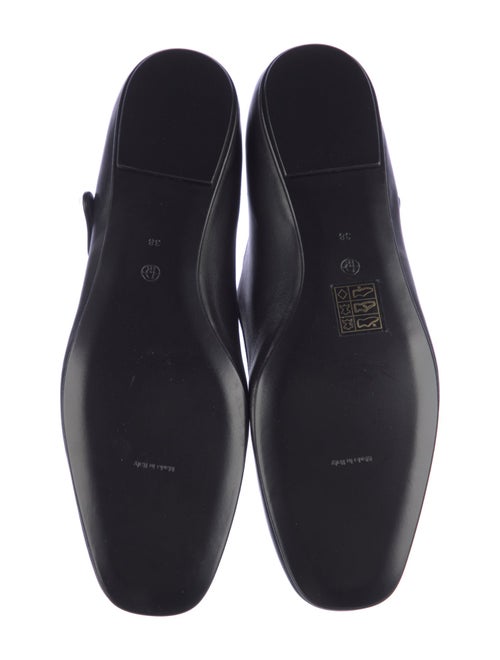 The Row Ava Leather Mary Jane Flats