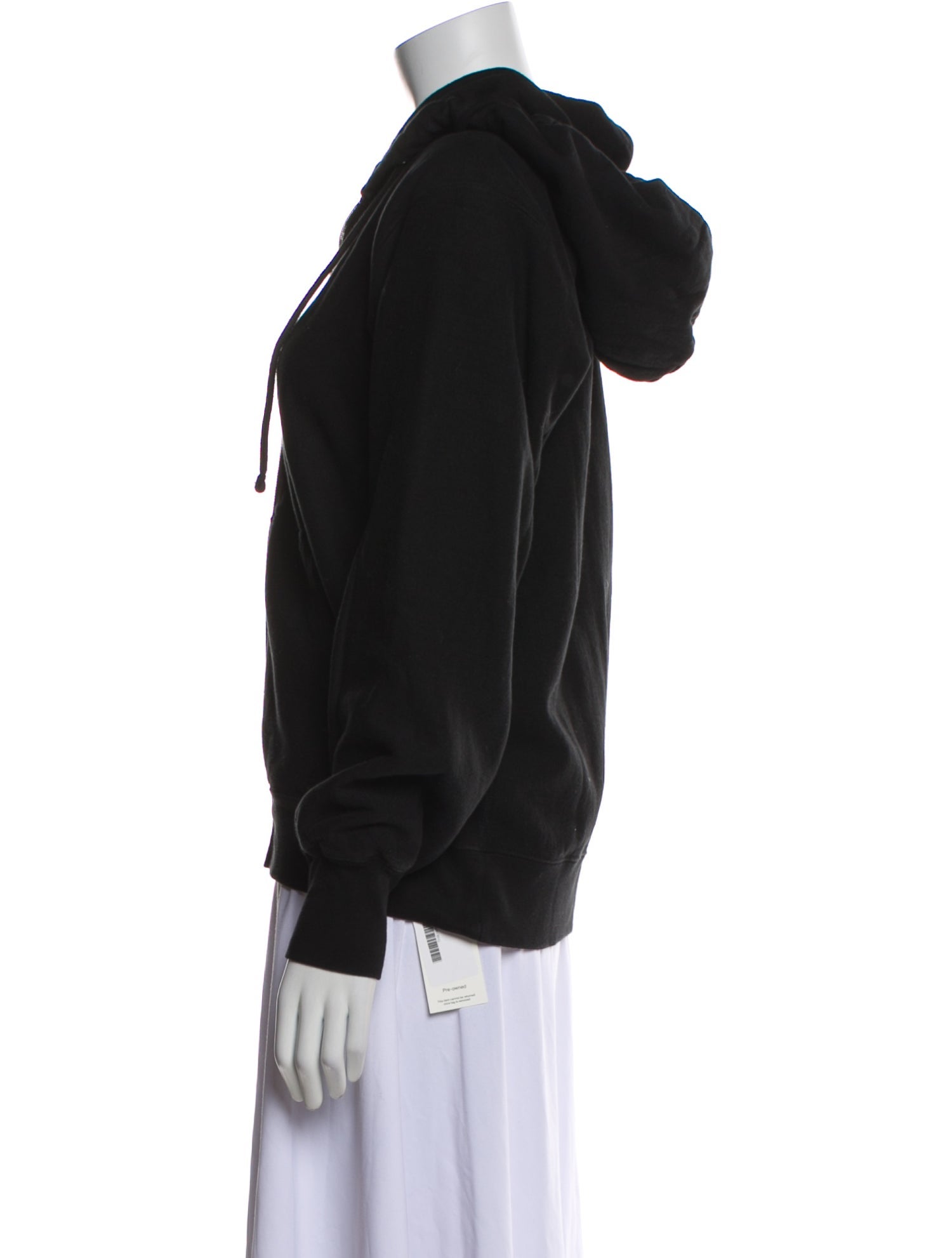 The Row Zip-Up Hooded V-Neck Sweatshirt