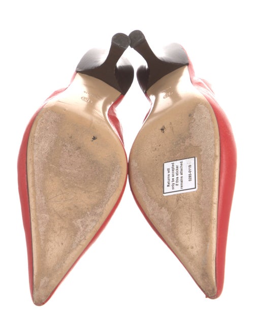 The Row Leather Slingback Pumps