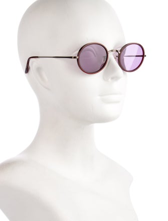 The Row Round Mirrored Sunglasses