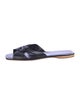 The Row Leather Slides
