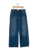 The Row Mid-Rise Wide Leg Jeans