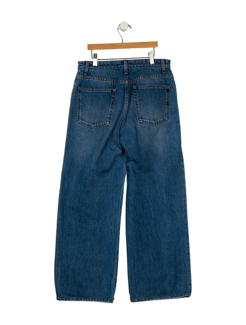 The Row Mid-Rise Wide Leg Jeans