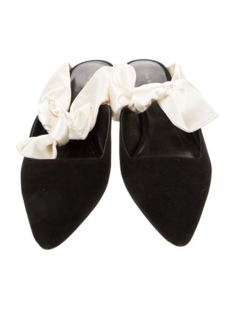 The Row Coco Suede Mules