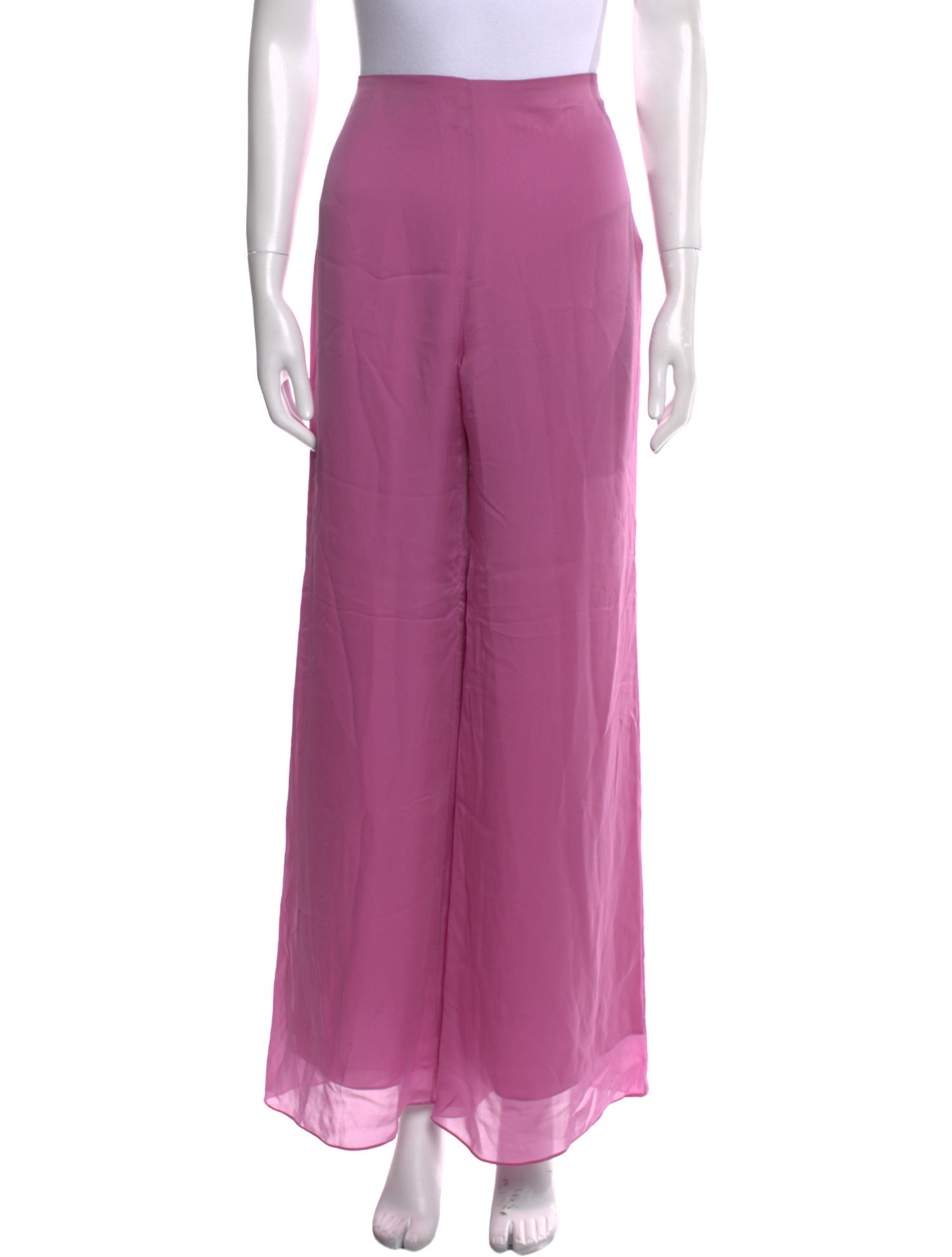 The Row Silk Wide Leg Pants