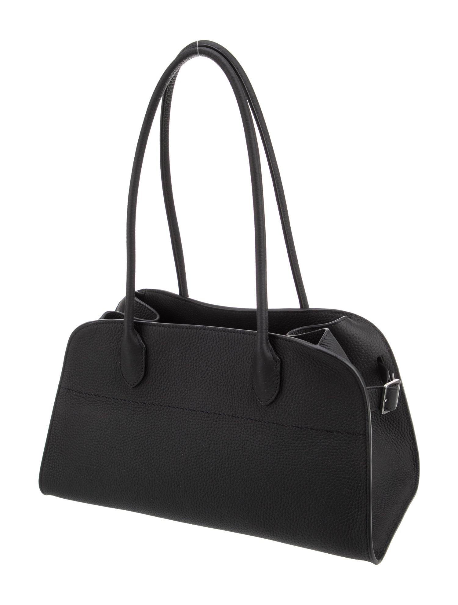 The Row Leather E/W Margaux Small