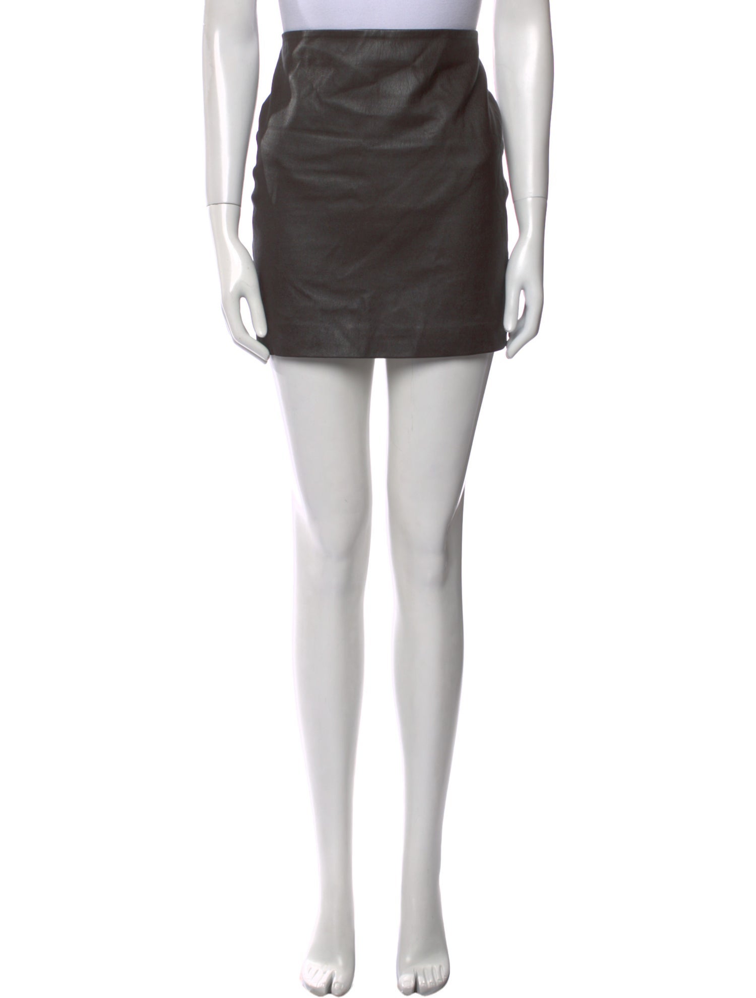 The Row Lambskin Mini Skirt