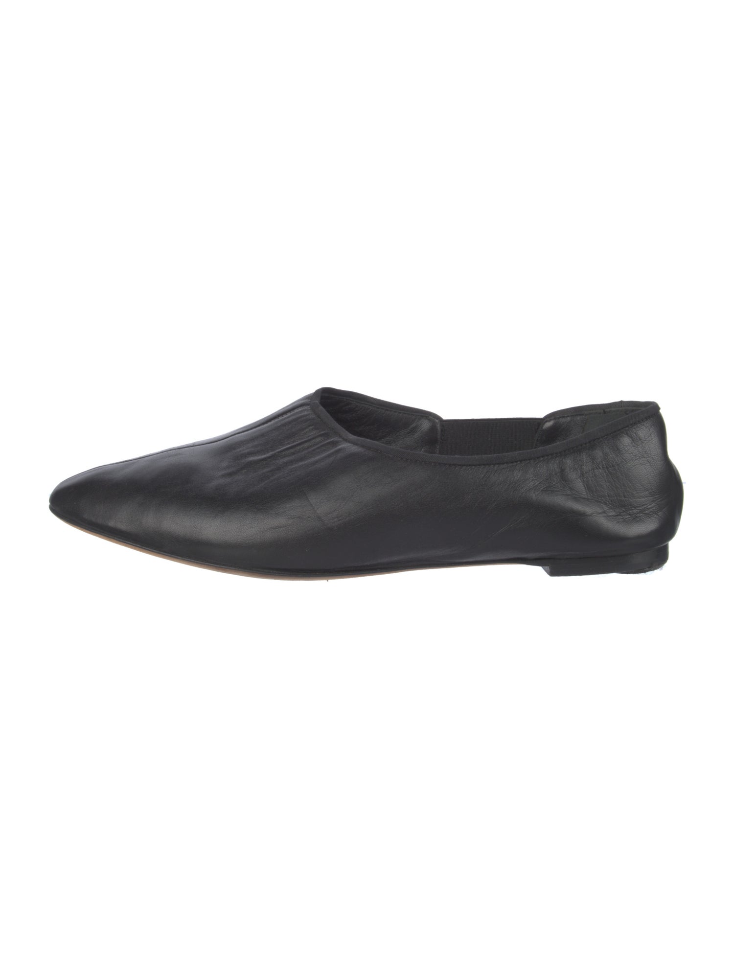 The Row Cara Leather Ballet Flats