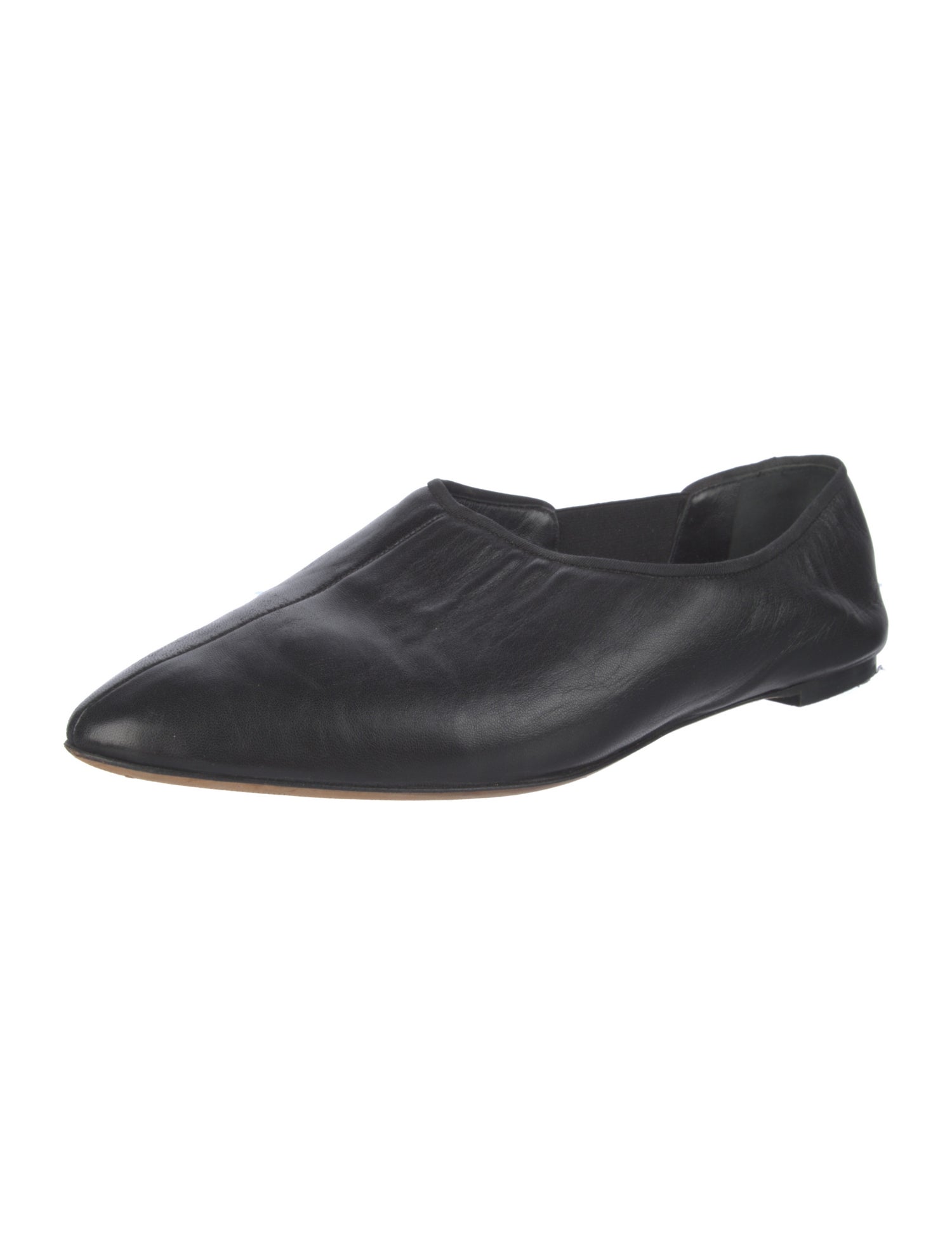 The Row Cara Leather Ballet Flats