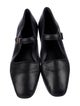 The Row Ava Leather Mary Jane Flats