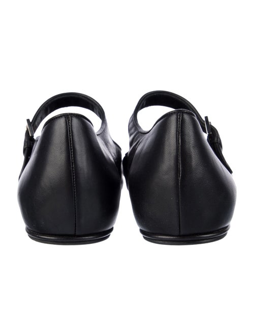 The Row Ava Leather Mary Jane Flats